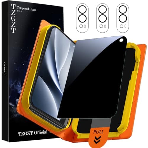 TZGZT 3 Pack Privacy Screen Protectors for iPhone Duo - image 1