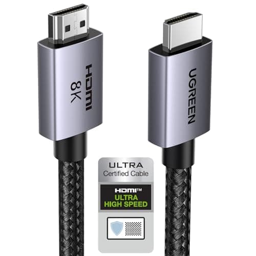 UGREEN 8K HDMI 2.1 Cable 48Gbps 6.6FT, Certified Ultra High Speed HDMI Cord - image 1