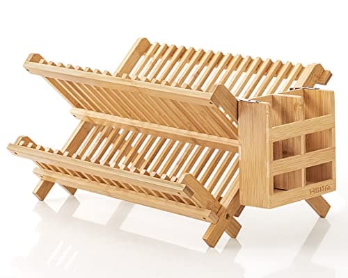Royal Craft Wood Bamboo 2-Tier Dish Drying Rack - image 1