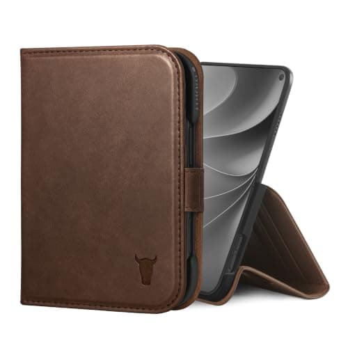 TORRO Leather Wallet Case for iPhone Duo 2026, Dark Brown - image 1
