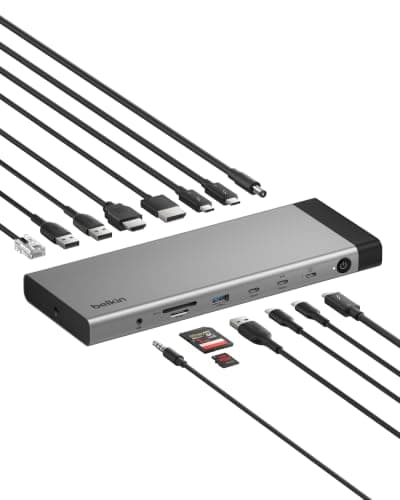 Belkin 140W Thunderbolt 5 Dock, 14-in-1 Docking Station, 4K@144Hz Display - image 1