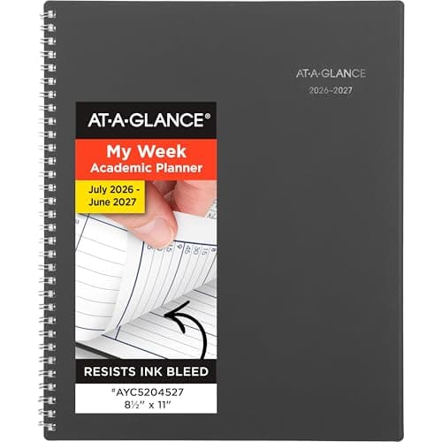 AT-A-GLANCE 2026-2027 Academic Weekly and Monthly Planner - image 1