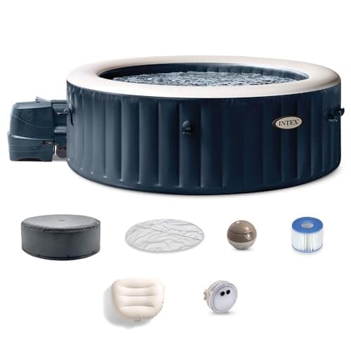 Intex PureSpa Plus 85in 6-Person Outdoor Portable Inflatable Hot Tub - image 1