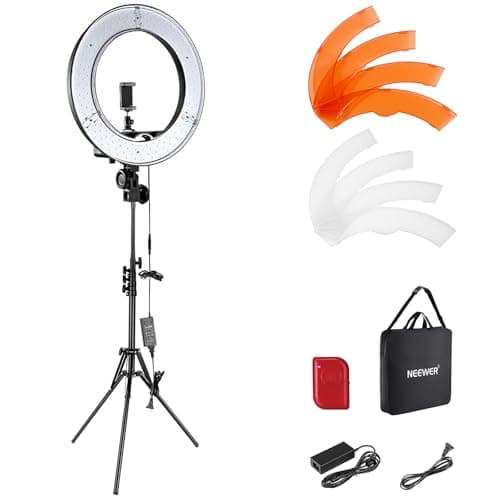 Neewer 18-Inch Ring Light Kit with Stand - image 1