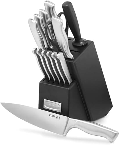 Cuisinart C77SS-15PK 15-Piece Stainless Steel Hollow Handle Knife Block Set - image 1