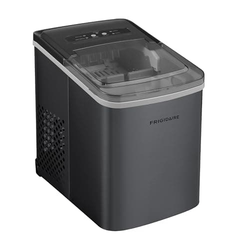 Frigidaire Countertop Portable, 26 lb per Day Bullet Ice Maker Machine (Black Stainless Steel) - image 1