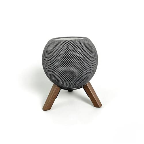 Bdulgeyer Solid Walnut Wood Stand for HomePod mini, Non-Slip Base - image 1