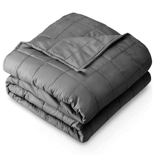 Luna Luxe Cotton Weighted Blanket (15 lbs, Queen) - image 1