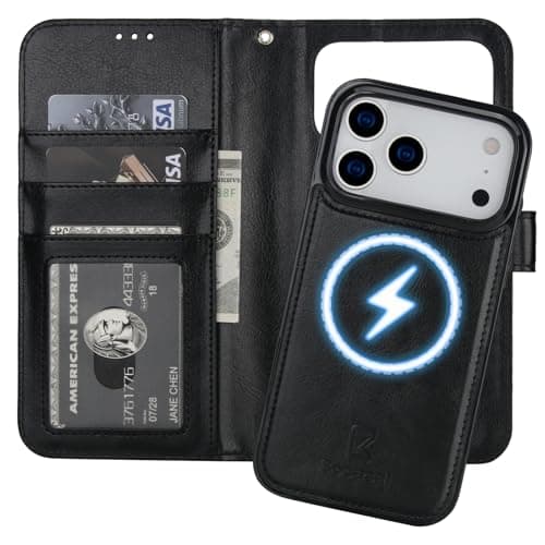 Bocasal MagSafe Wallet Case for iPhone 18 Pro Max / 17 Pro Max Black - image 1