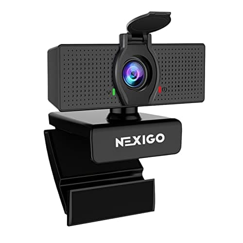 NexiGo N60 1080P Webcam with Microphone, Software Control & Privacy Cover
