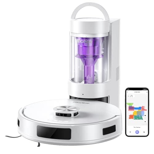 Robot Vacuum and Mop Combo, Robot Vacuum Cleaner with Bagless Self Emptying Station