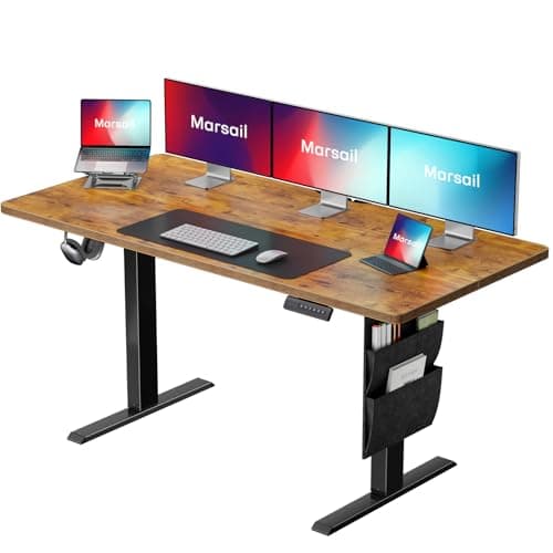 Marsail Electric Standing Desk, 48x24 Inch with Storage Bag - image 1
