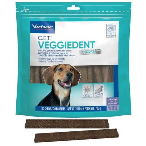Virbac C.E.T. VEGGIEDENT FR3SH Tartar Control Chews for Dogs - image 1