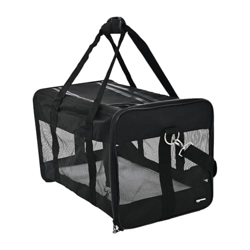Amazon Basics Soft-Sided Mesh Pet Travel Carrier - image 1