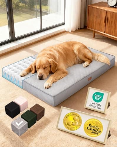 OhGeni Orthopedic Waterproof Dog Bed for Extra Large Dogs