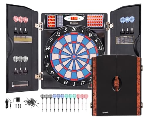 WIN.MAX Electronic Dart Board with Cabinet - image 1