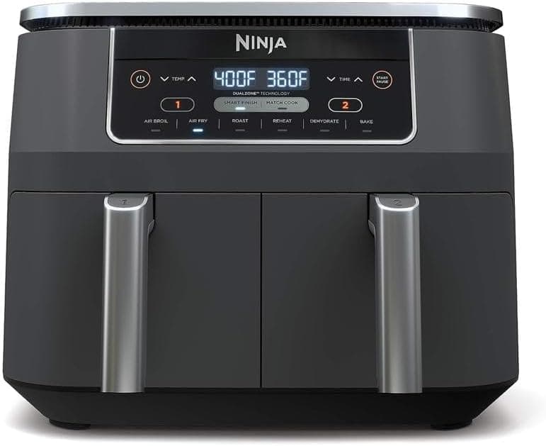 Ninja DZ201 Foodi 8-Quart 6-in-1 DualZone Air Fryer