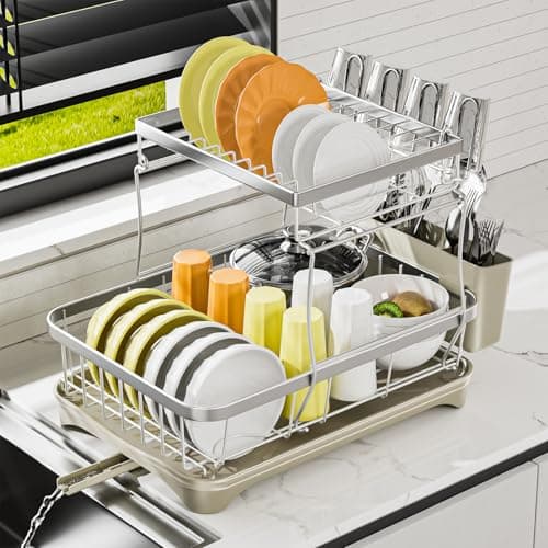 iSPECLE 2-Tier 304 Stainless Steel Dish Rack - image 1
