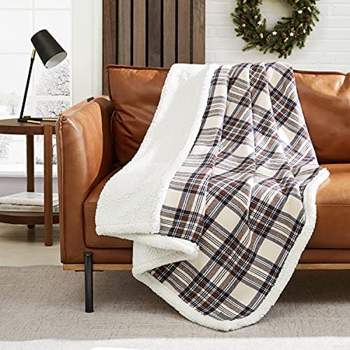 Eddie Bauer Sherpa Fleece Throw Blanket - image 1