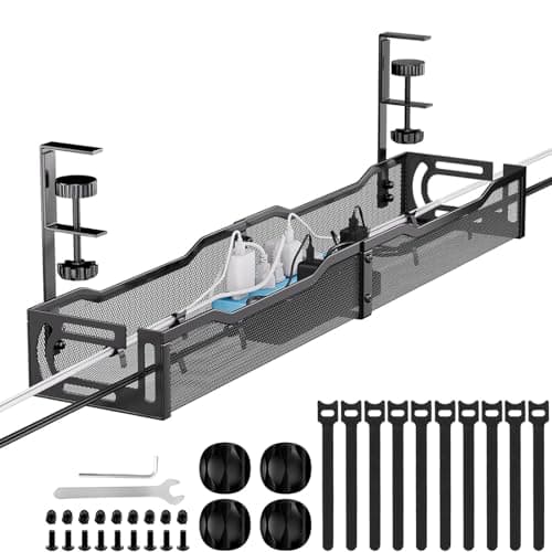 Mzmaxy Cable Management, 25'' Cable Management Under Desk