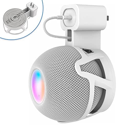 CUHIOY Outlet Wall Mount Holder for HomePod mini Speaker, White - image 1