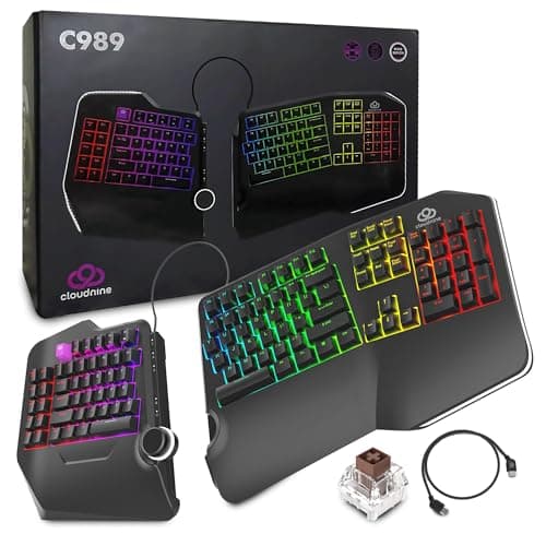 Cloud Nine C989M Ergonomic Mechanical Split Keyboard - image 1