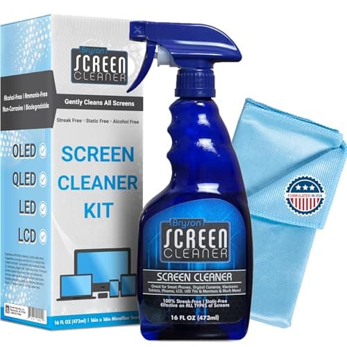 Bryson Mac Screen Cleaner Kit (8 oz Spray + Cloth) - image 1