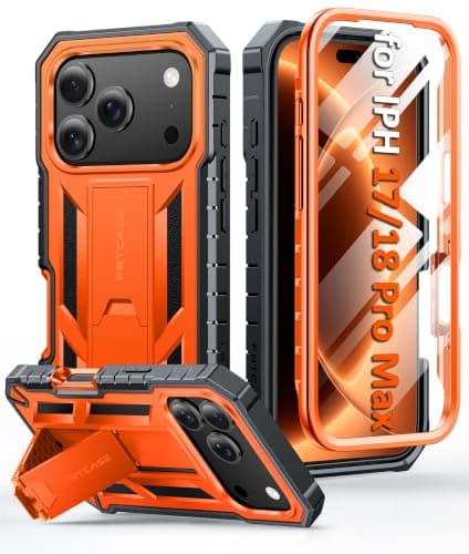 FNTCASE for iPhone 18 Pro Max / 17 Pro Max Case with Kickstand - image 1