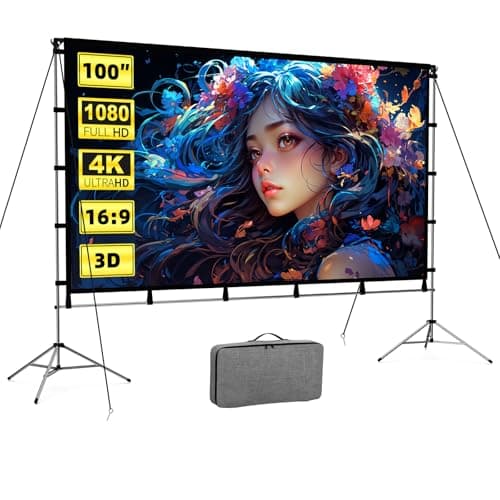 Vamvo 100-inch Outdoor Projector Screen - image 1