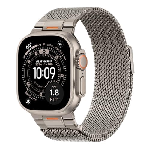 BXUXOHS Milanese Loop for Apple Watch Ultra 49mm - image 1