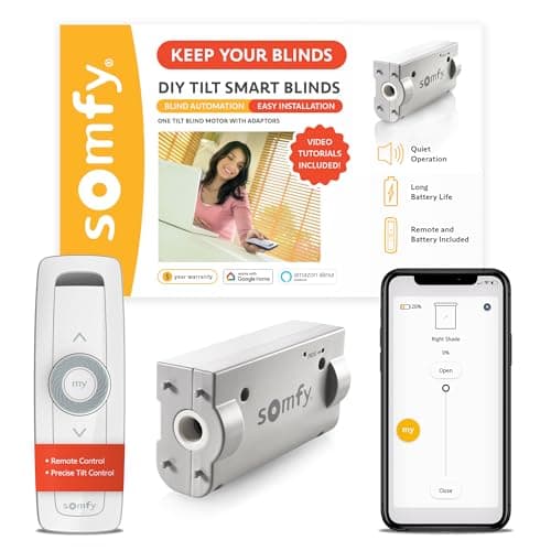 Somfy Clever Tilt Blind Motor Kit — DIY Smart Retrofit for Horizontal Blinds - image 1