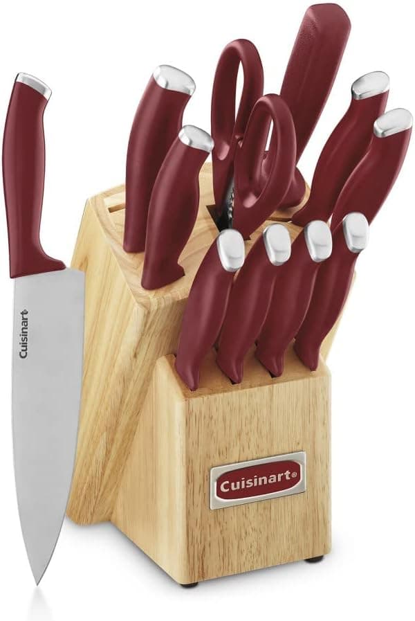 Cuisinart C77SSR-12P Color Pro Collection 12 Piece Knife Block Set