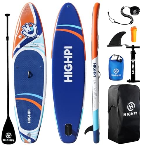 Highpi Inflatable Stand Up Paddle Board 11'x33"x6" - image 1