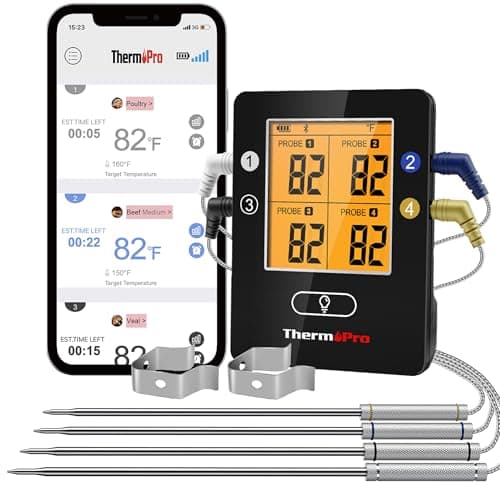 ThermoPro TP25 650ft Bluetooth Meat Thermometer with 4 Probes - image 1