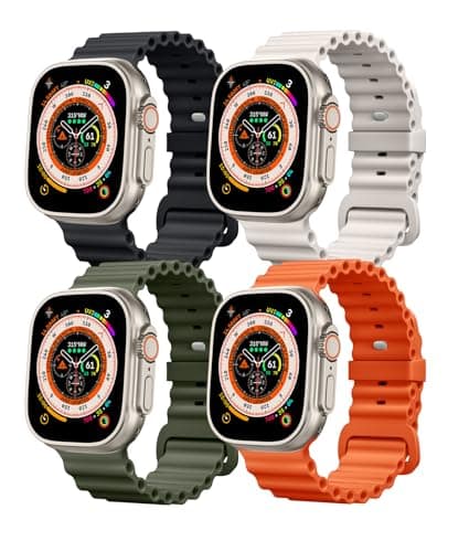 4 Pack Ocean Bands for Apple Watch Ultra 49mm - image 1