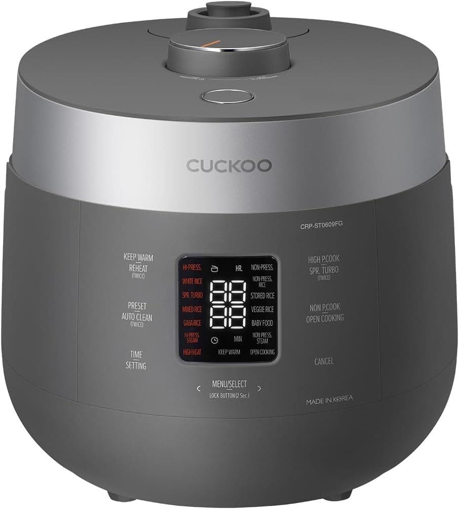 Cuckoo CRP-ST0609FG 6-Cup Twin Pressure Rice Cooker