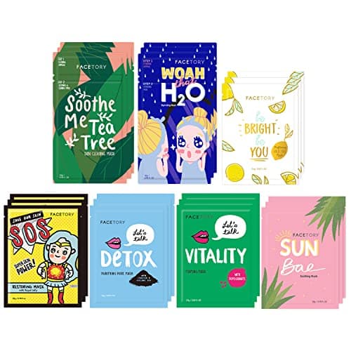FACETORY Best of 7 Collection Sheet Mask Set (7 Pack) - image 1