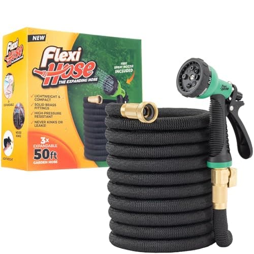 Hospaip 50ft Expandable Garden Hose with 9-Function Spray Nozzle - image 1
