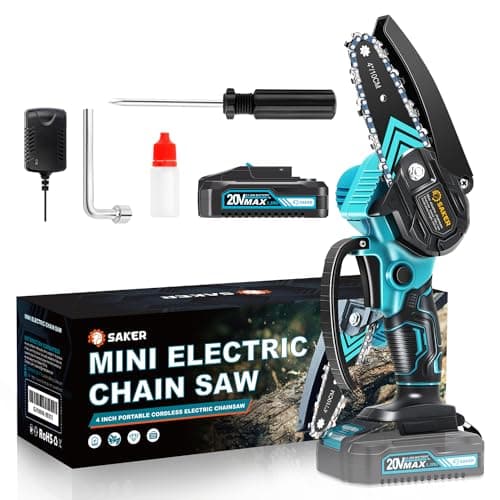 Saker Mini Chainsaw 4-Inch Cordless - image 1