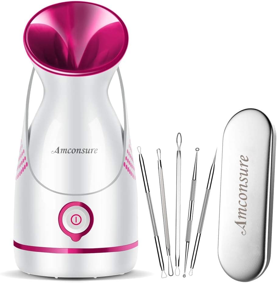 Amconsure Facial Steamer — Nano Ionic Face Steamer for Home Sauna SPA - image 1