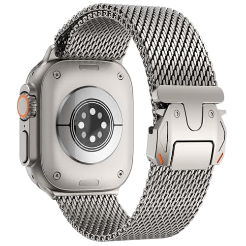 WINGLE Milanese Mesh Loop Band for Apple Watch 42-49mm - image 1