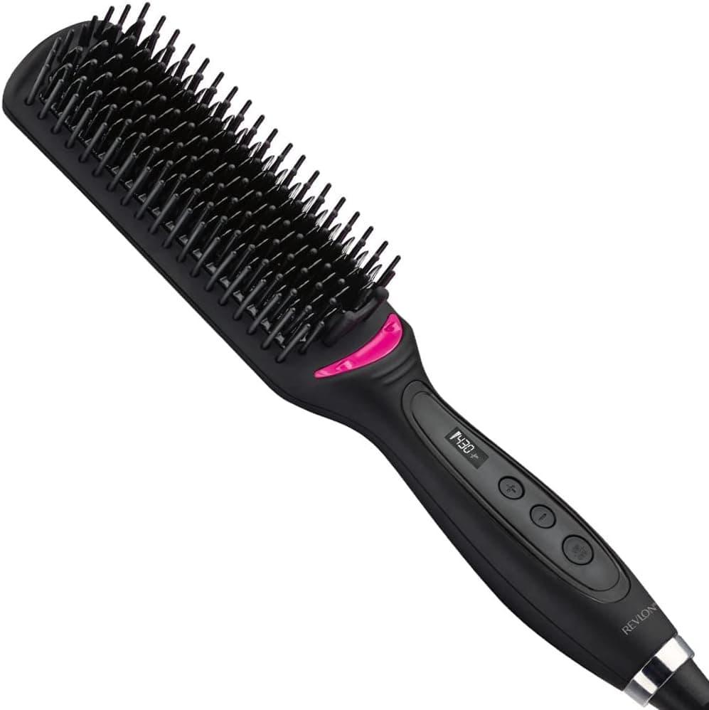 REVLON Salon One-Step Straight and Shine Heated Brush - image 1