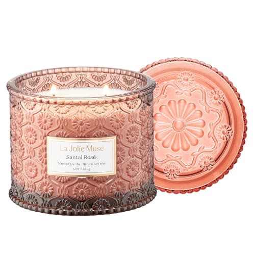 LA JOLIE MUSE Santal Rose Candle (12 oz) - image 1