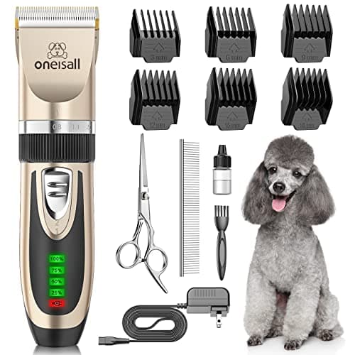 oneisall Dog Clippers Low Noise Cordless - image 1