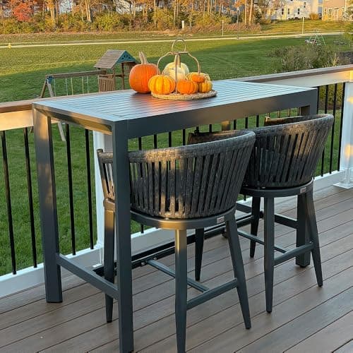 PURPLE LEAF 3-Piece Bistro Set for Balcony - image 1