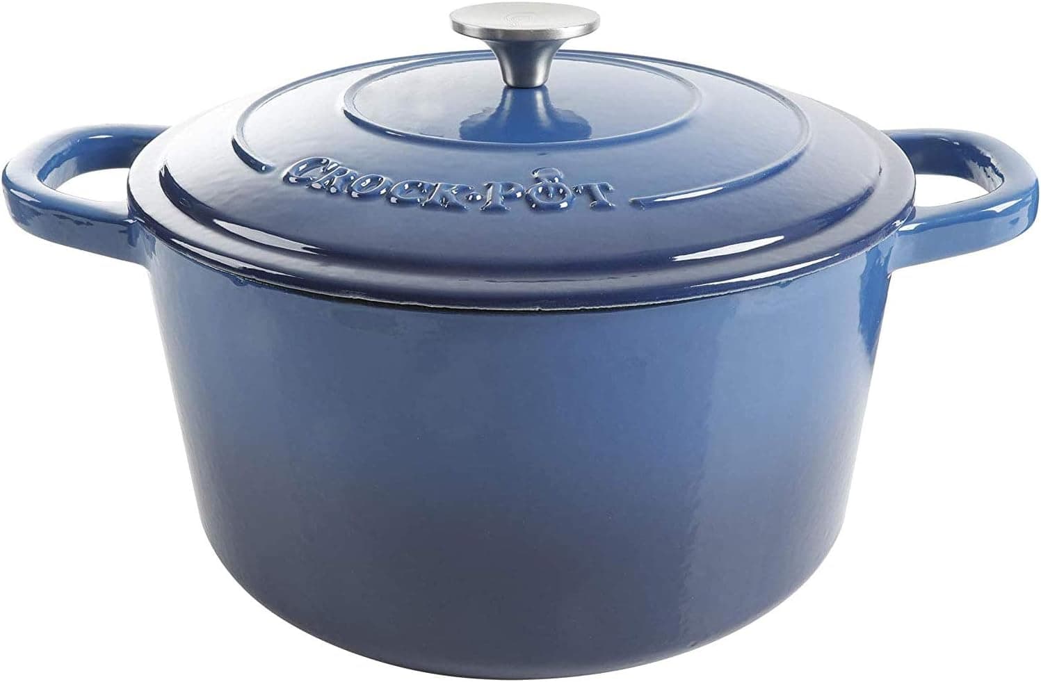 Crock-Pot Artisan 7-Qt Round Enameled Cast Iron Dutch Oven - image 1