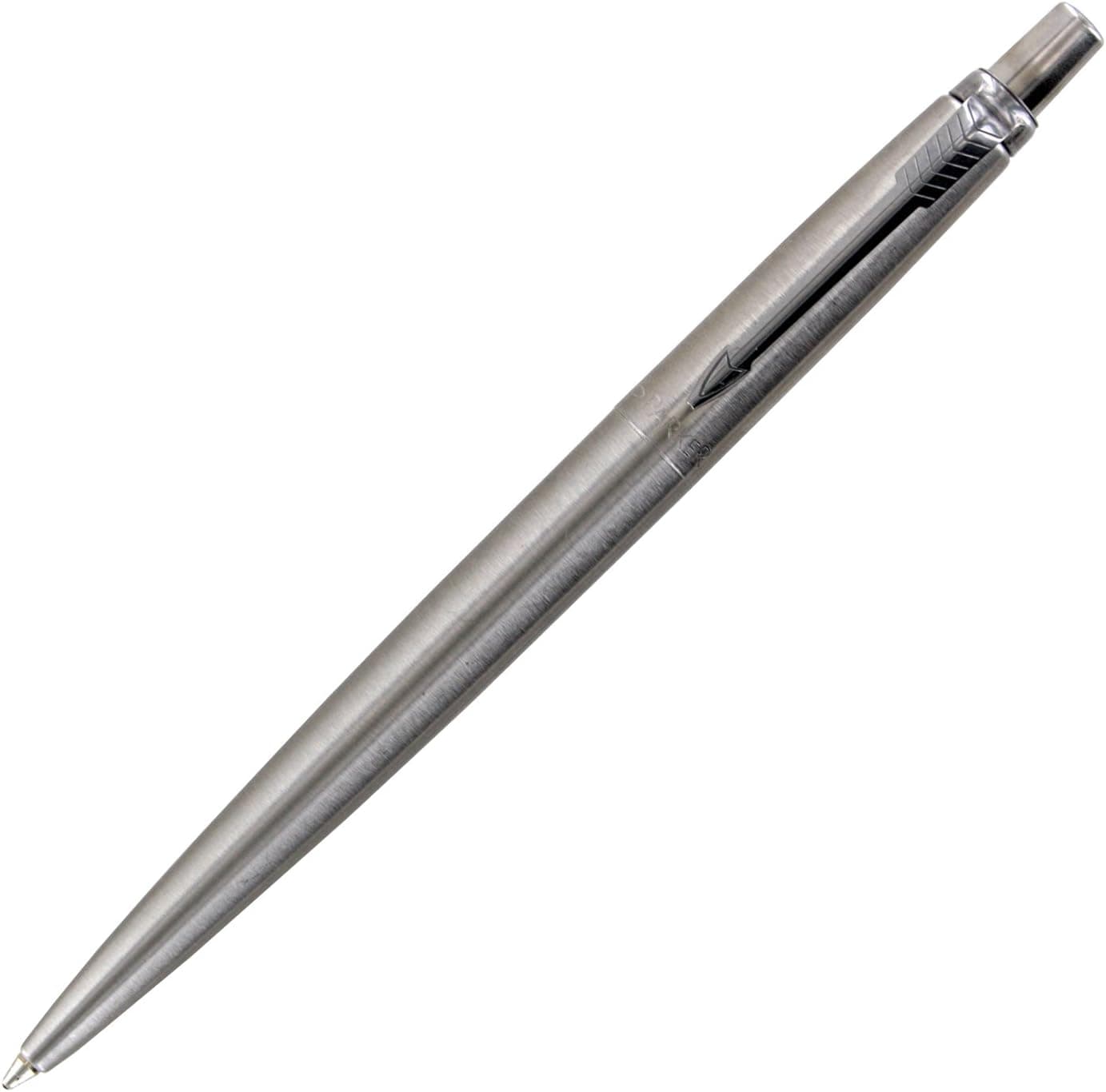 Parker Jotter Ballpoint Pen (Stainless Steel with Gold Trim)