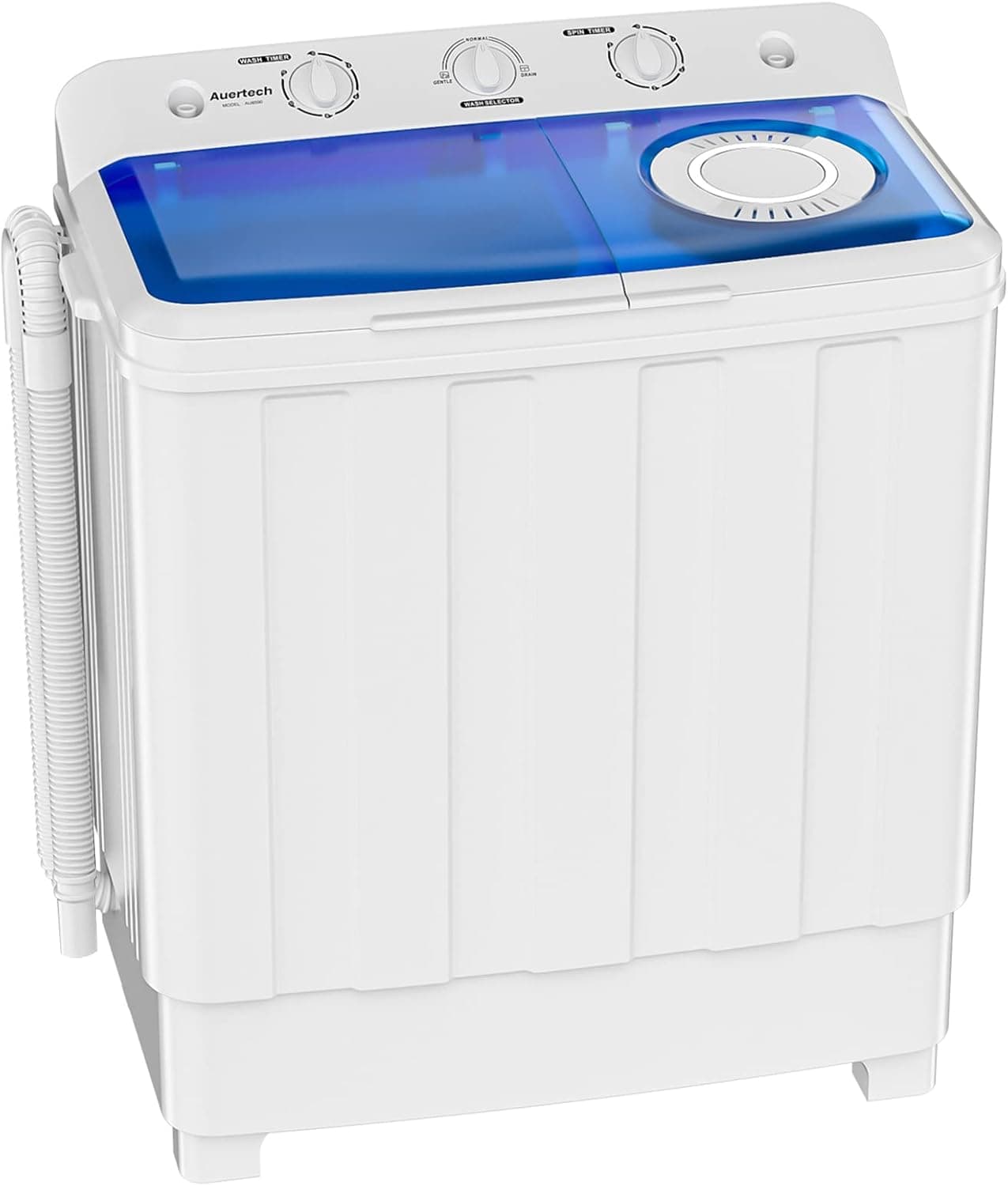 Auertech 28lbs Twin Tub Portable Washing Machine with Drain Pump - image 1