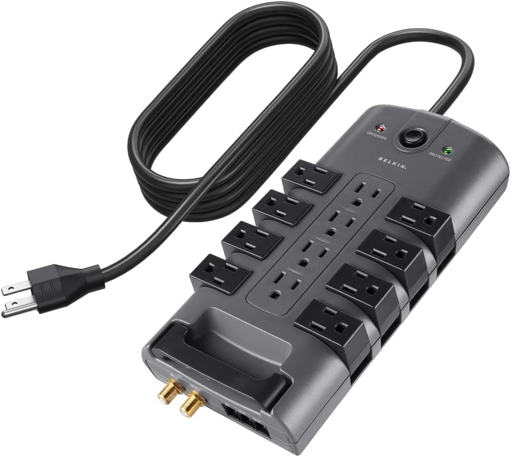 Belkin 12-Outlet Pivot-Plug Surge Protector - image 1