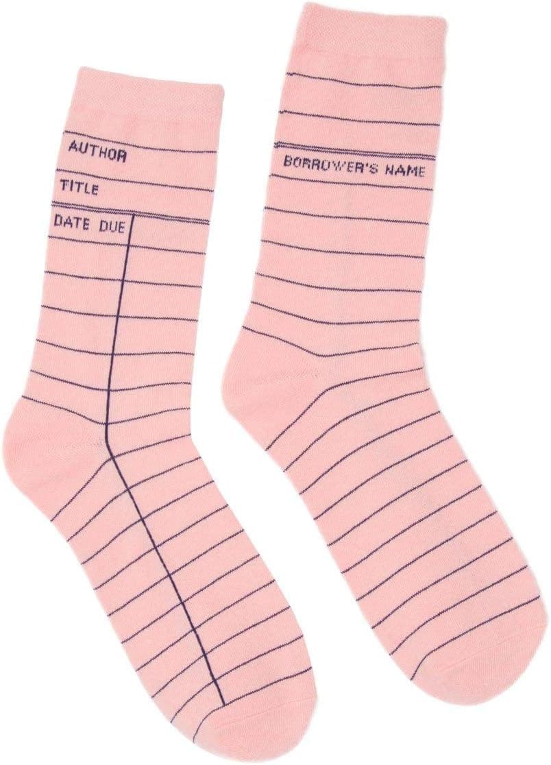 Out of Print Library Card Socks (Unisex)